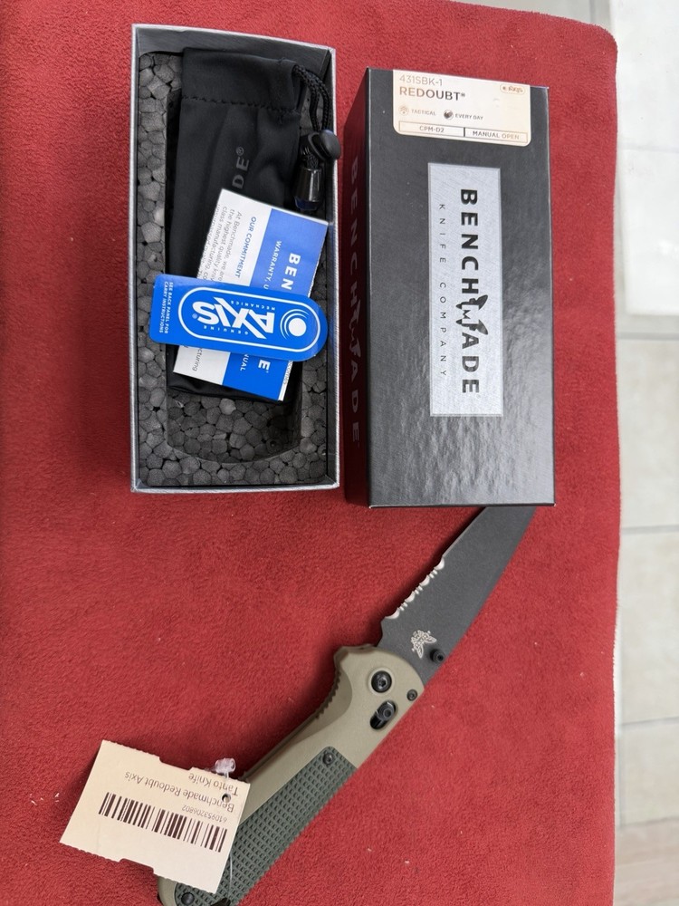 BENCHMADE Redoubt Black Class Knife (431SBK-1)
