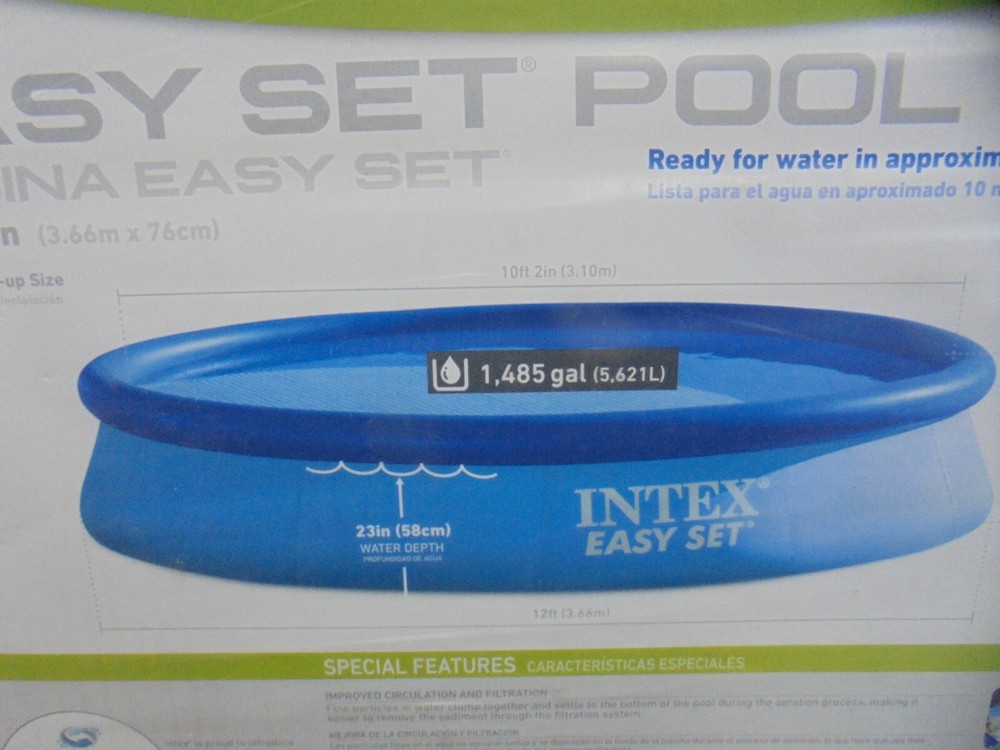 POOL, INTEX 12 FT X 30 PISCINA EASY SET