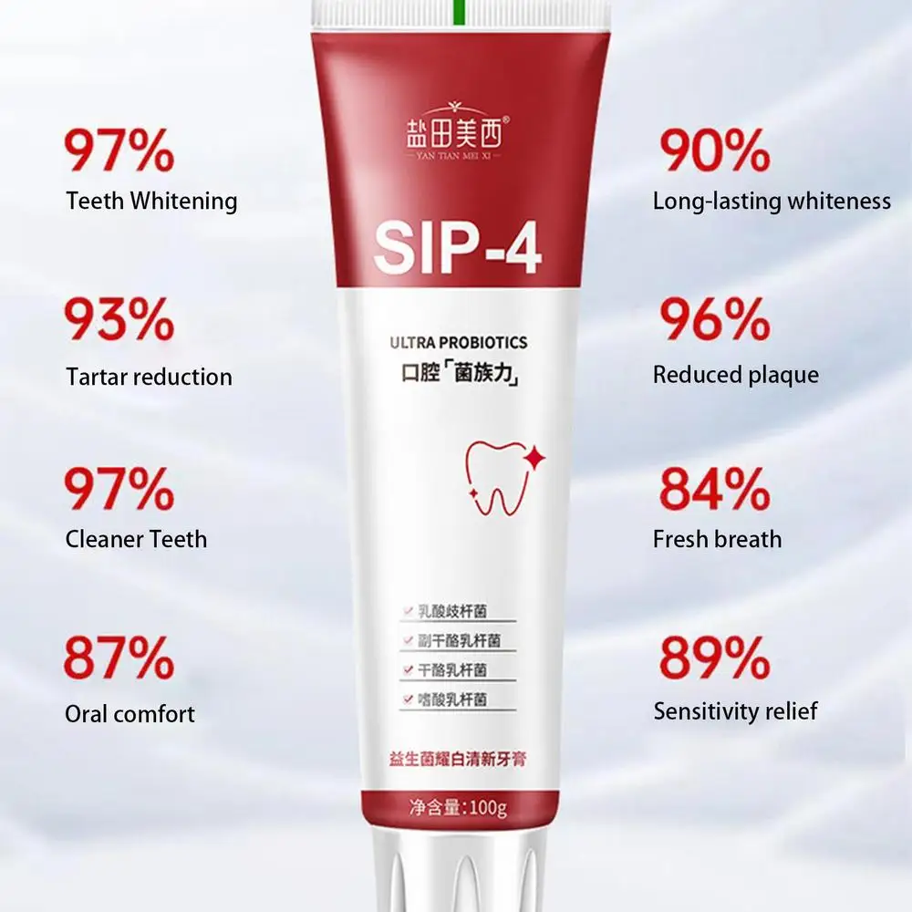 SIP-4 Toothpaste,SIP-4 Tooth Paste, Yayashi SP-4™ Probiotic Whitening Toothpaste
