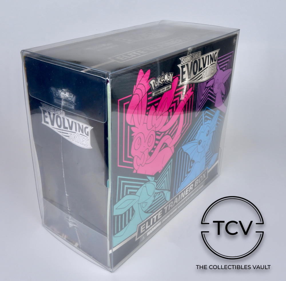 Pokemon Elite Trainer Box ETB Protector Display Case 1-Pack (0.6mm Thick)