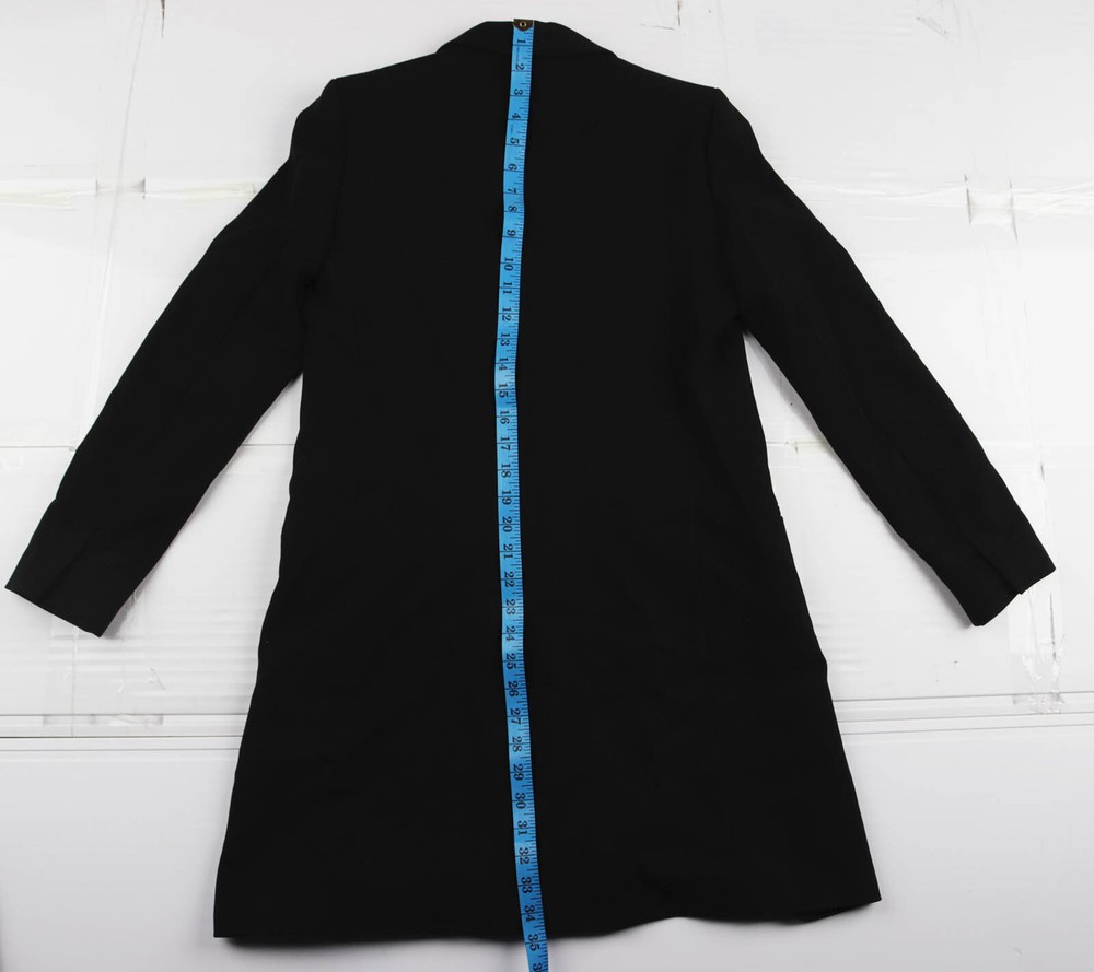 Mango Black Coat Size Medium Womens