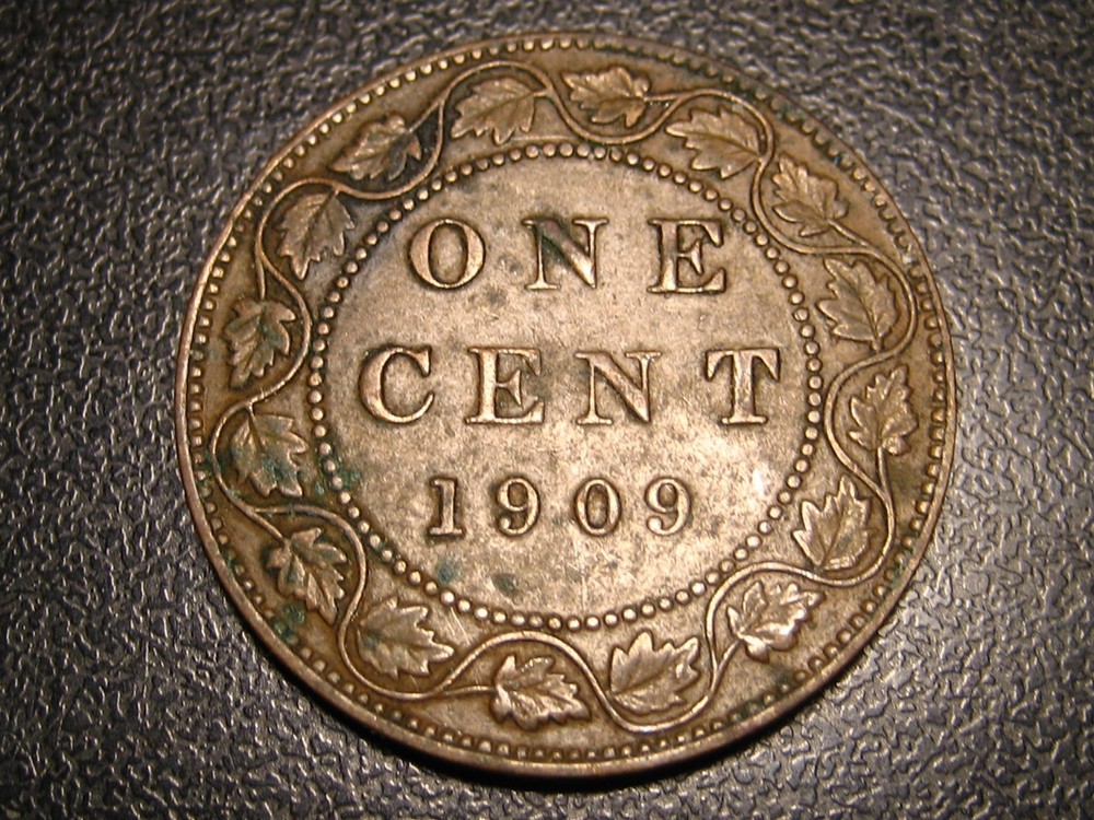1909 Canadian Large Cent