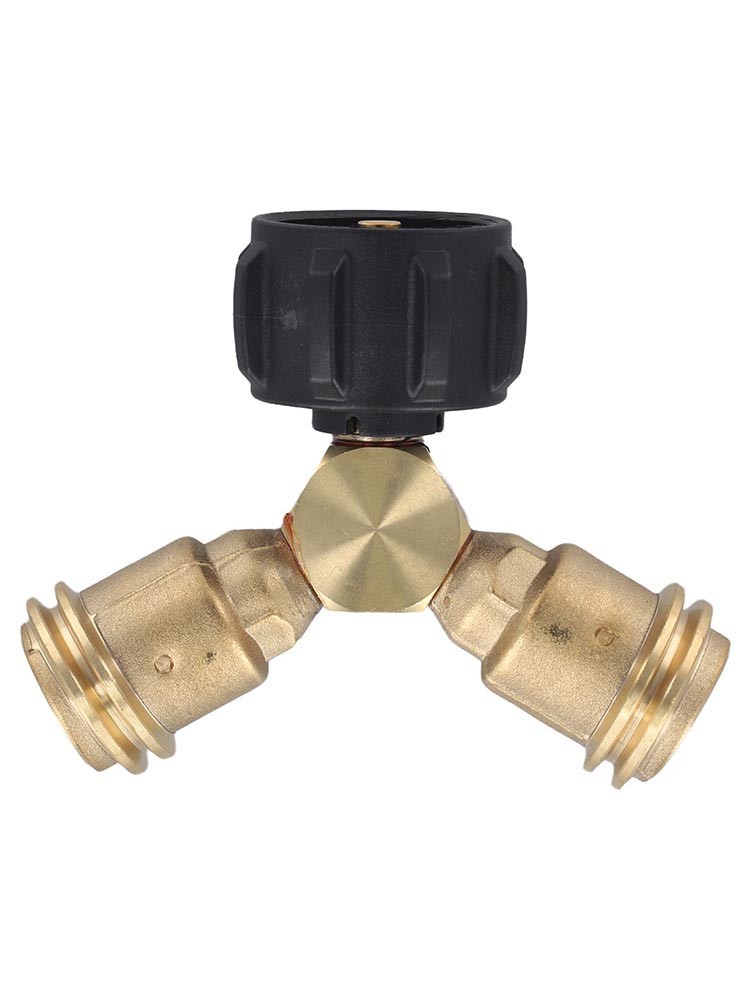 Multi Purpose Propane Tank Adapter Tee for Various Propane powered Devices