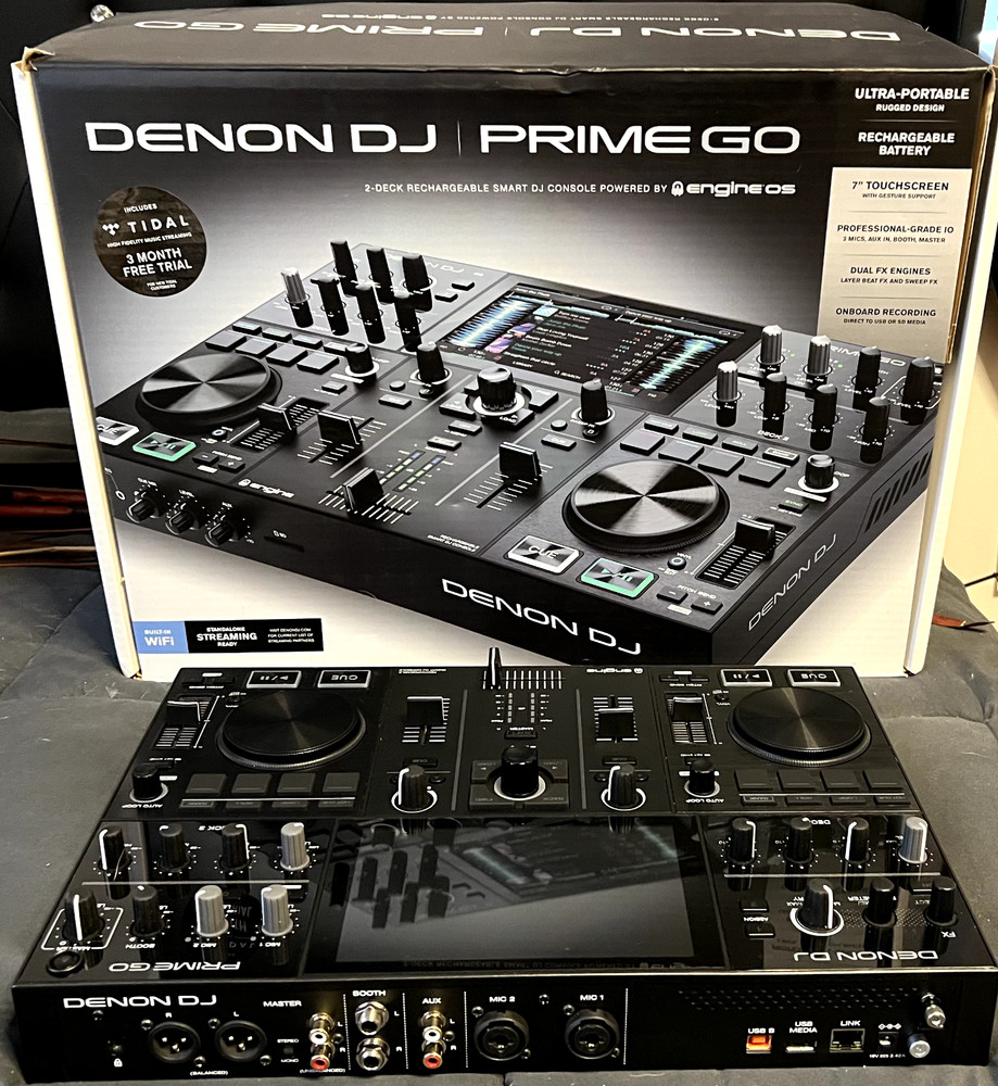 Denon DJ PRIME GO Double Deck Rechargeable Smart DJ Console
