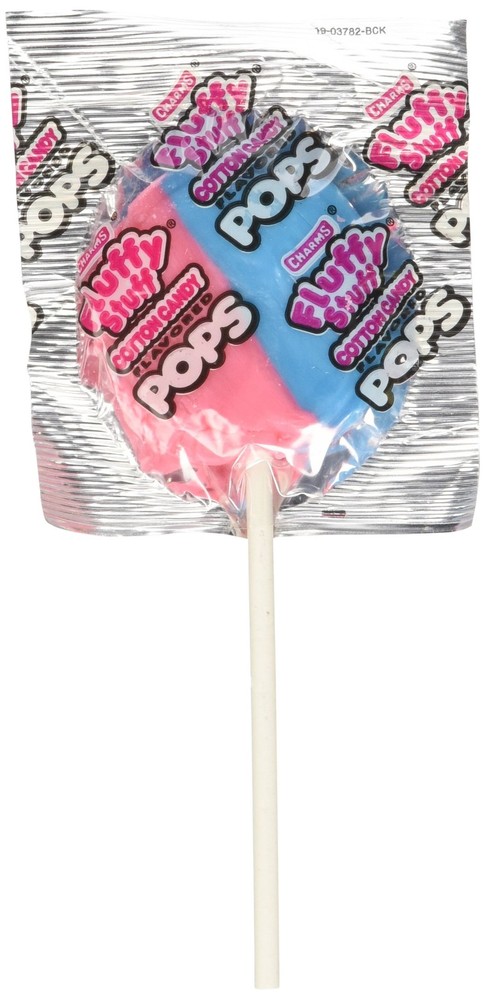 Charms Fluffy Stuff Cotton Candy Pops 48ct Box