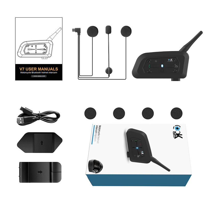 Motorcycle Helmet Bluetooth Headset Intercom Intercomunicador Moto Bluetooth