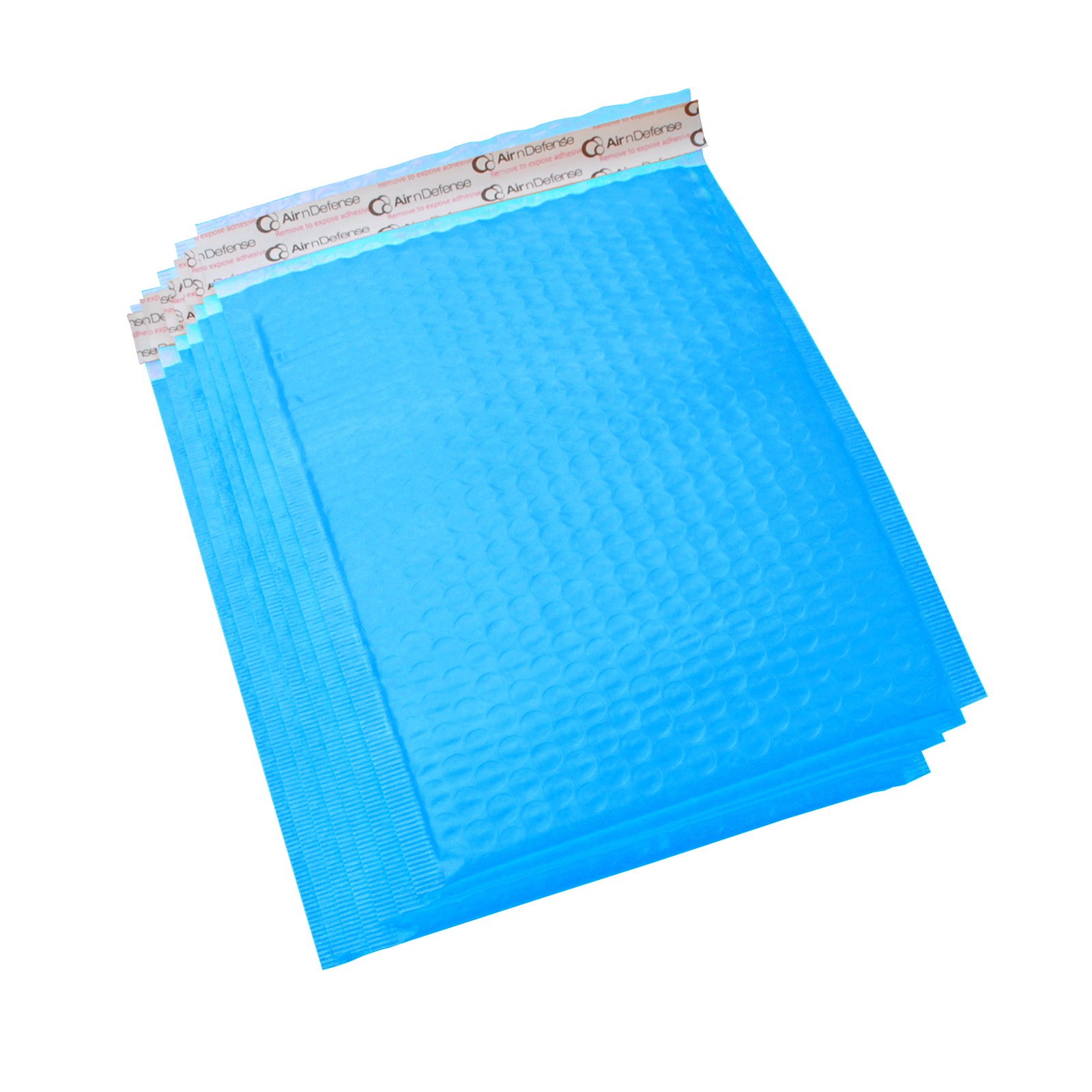 AirnDefense 1000 #000 4X8" Blue Poly Bubble Mailers Shipping Padded Envelope