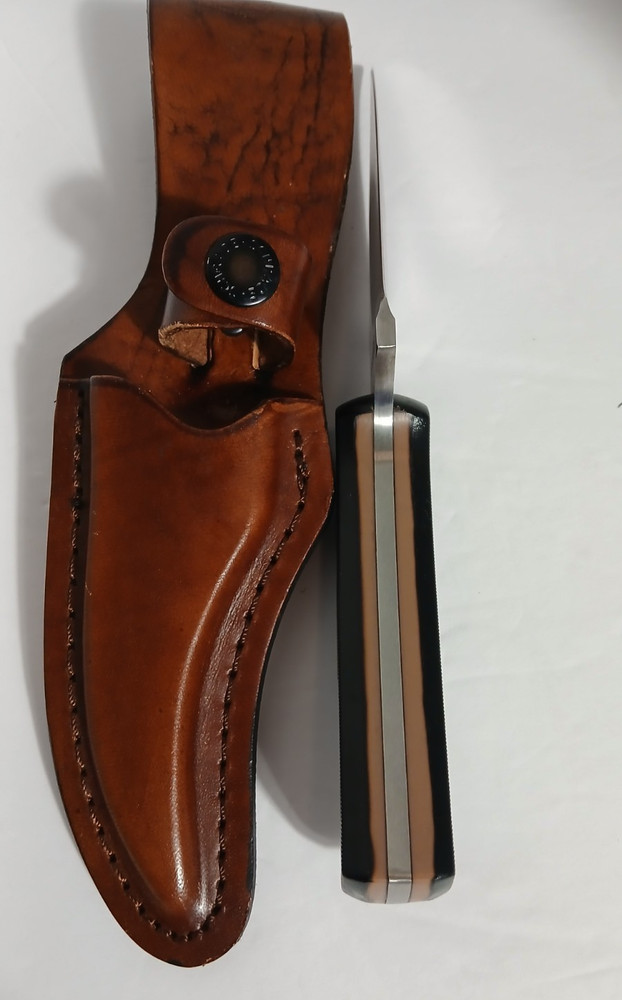 Old Timer 152OT Sharpfinger Fixed Blade Knife w/Box EUC