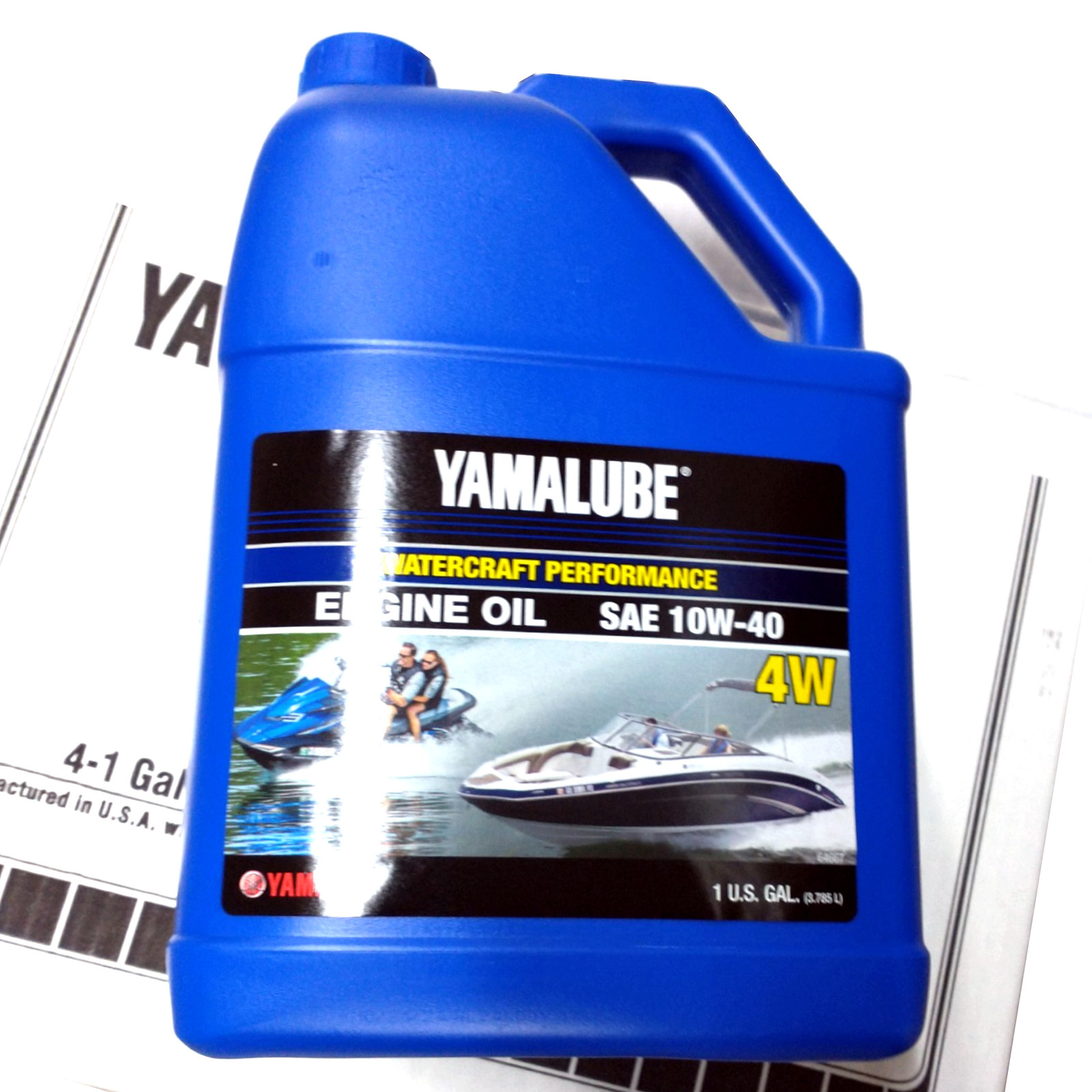 Yamaha New OEM WaveRunner Boat Oil Gallon 10W-40 4W WATERCRAFT LUB-10W40-WV-04