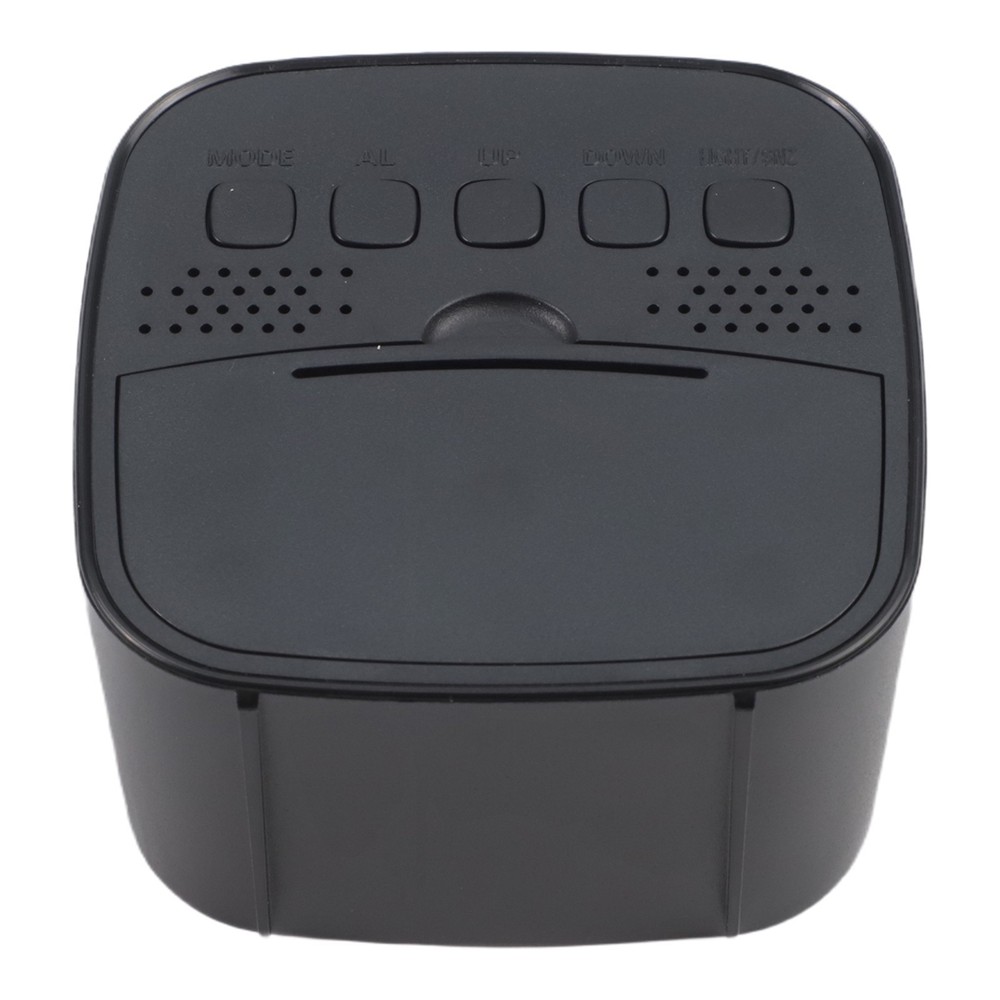 Multi Display Alarm Clock with Temperature Humidity Voice Control Backlight