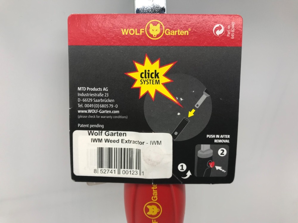 Wolf Garten Click System Weed Extractor IWM