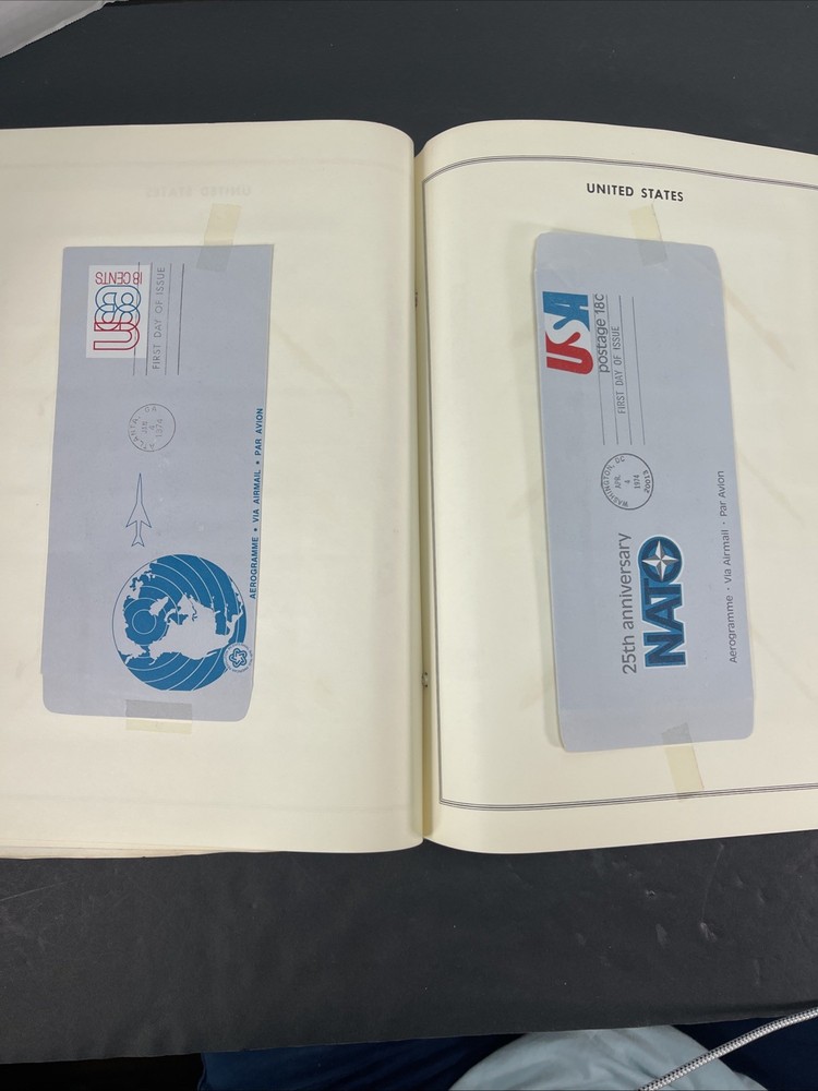 Vintage Collection Of Over 630 Stamps In United States Liberty Stamp Album