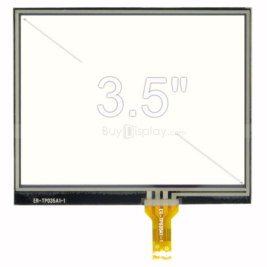 Factory Outlet 3.5" inch Resistive Touch Panel Screen with Soldering Type FPC