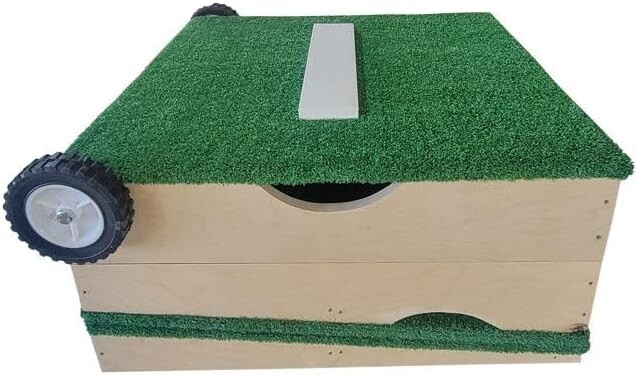 6 Inch Portable Youth Baseball Pitching Mound with Wheel Kit (Accordion Series)