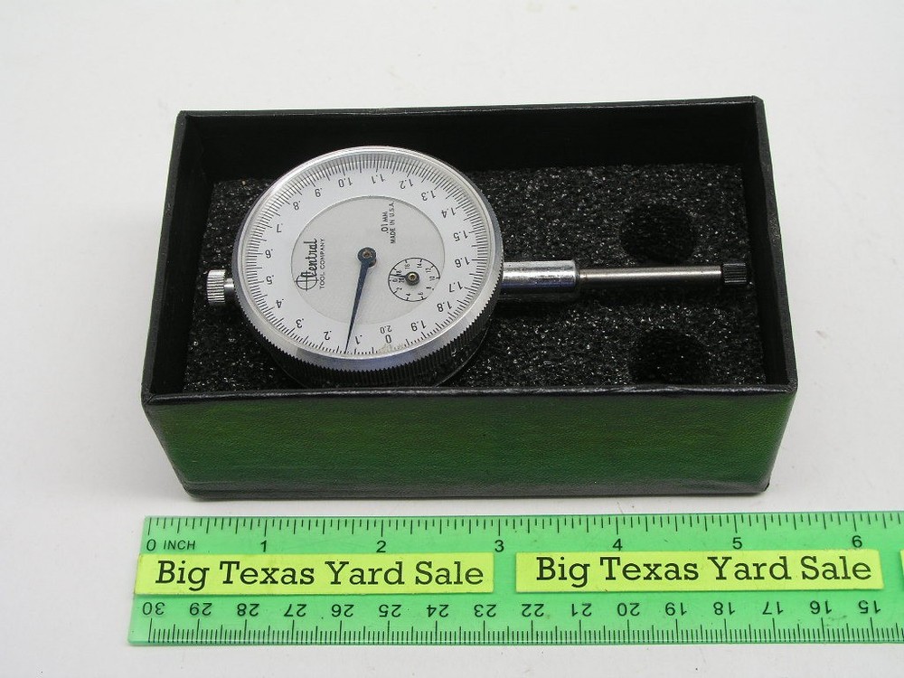 Central Tools 4393 2" Metric Dial Indicator