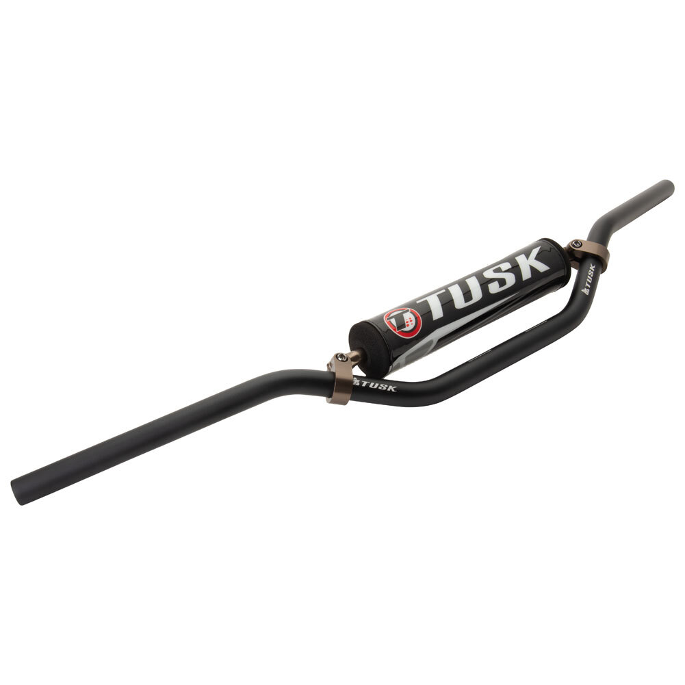 Tusk T-10 Aluminum 7/8" Handlebar KX High Bend Black Dirt Bike Handlebars
