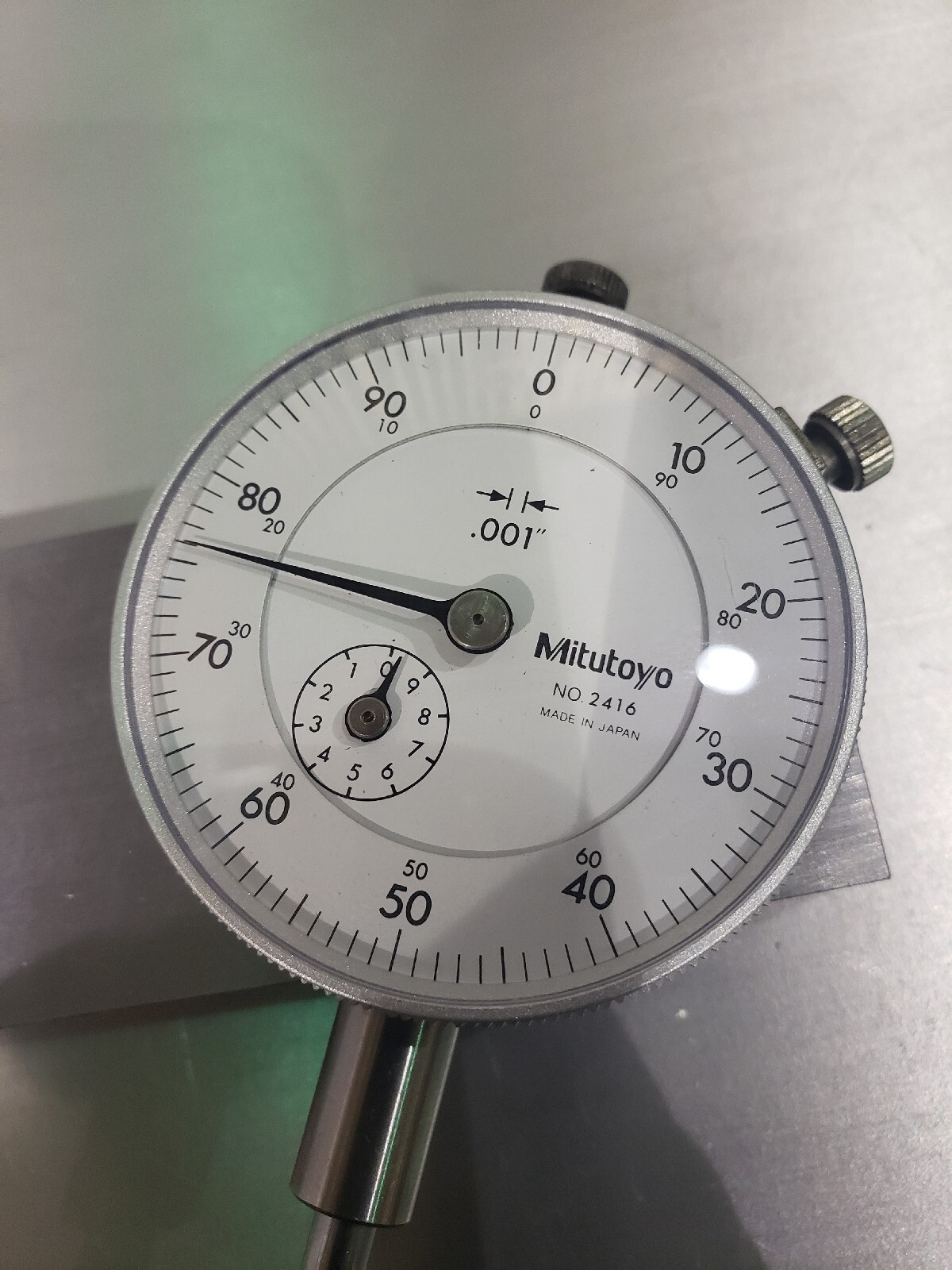 New bezel with lens only for Mitutoyo dial indicator made in USA.