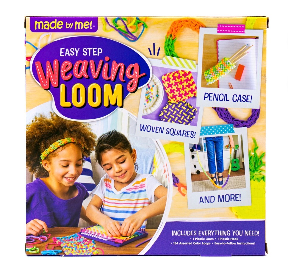 Made By Me Easy Step Weaving Loomn Kit , Hook, Loops & Instructions