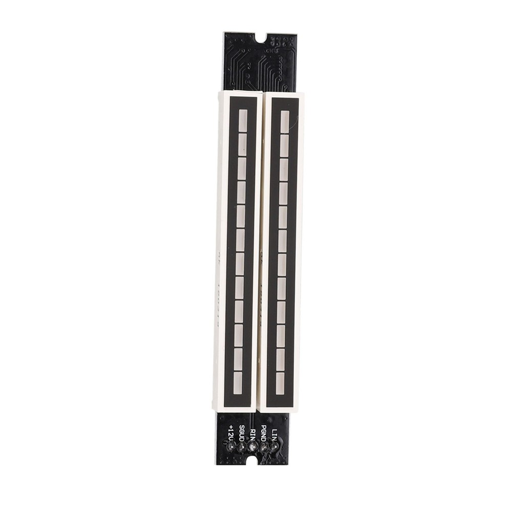 Dual 12 Stereo Level Indicator Adjustable Light Speed Level Meter Board Module