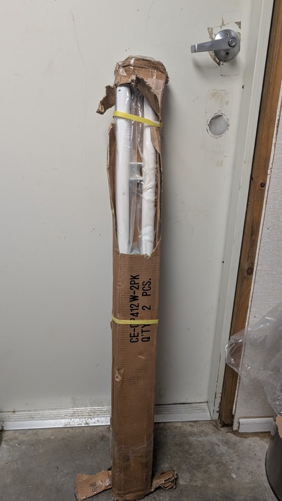 4PK -Clinton Electronics CE-CP412W-2PK 12' Telescoping Ceiling Mount Camera Pole