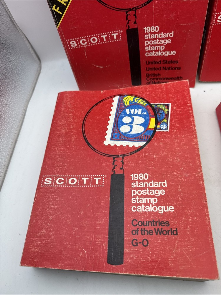Scott 1980 Standard Postage Stamp Catalogue Vol 1-4 Complete Set