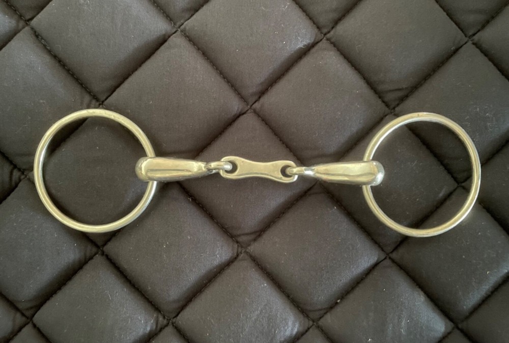 French Link O Ring Snaffle Horse Bit 5.5” 5 1/2”