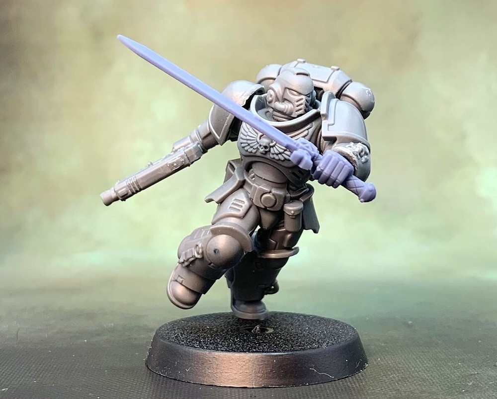 Cross Sword - Left Hand Bits - compatible w 40k black templars Primaris