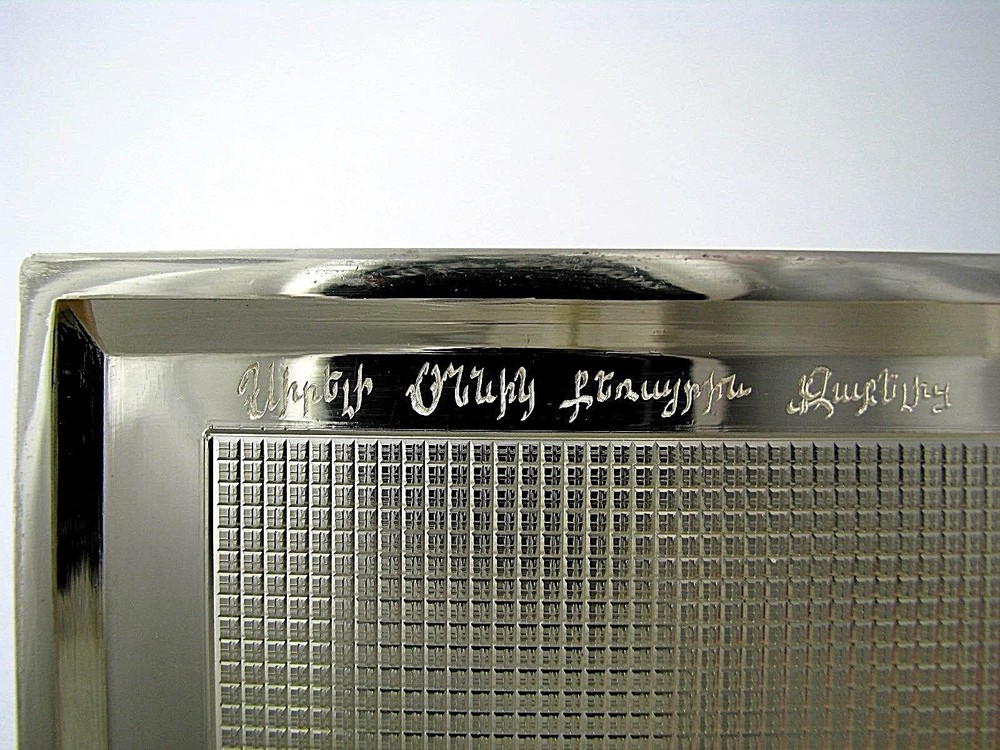 SWEDISH SOLID SILVER CIGARETTE CASE 835 Silver Scandinavia Sweden c1940s Rare!
