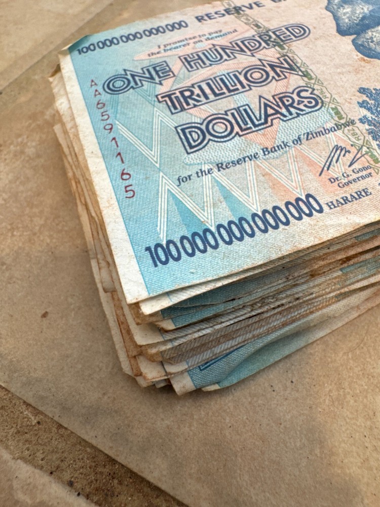 🔥 AUTHENTIC ZIMBABWE 100 TRILLION DOLLAR 🔥 CIRCULATED