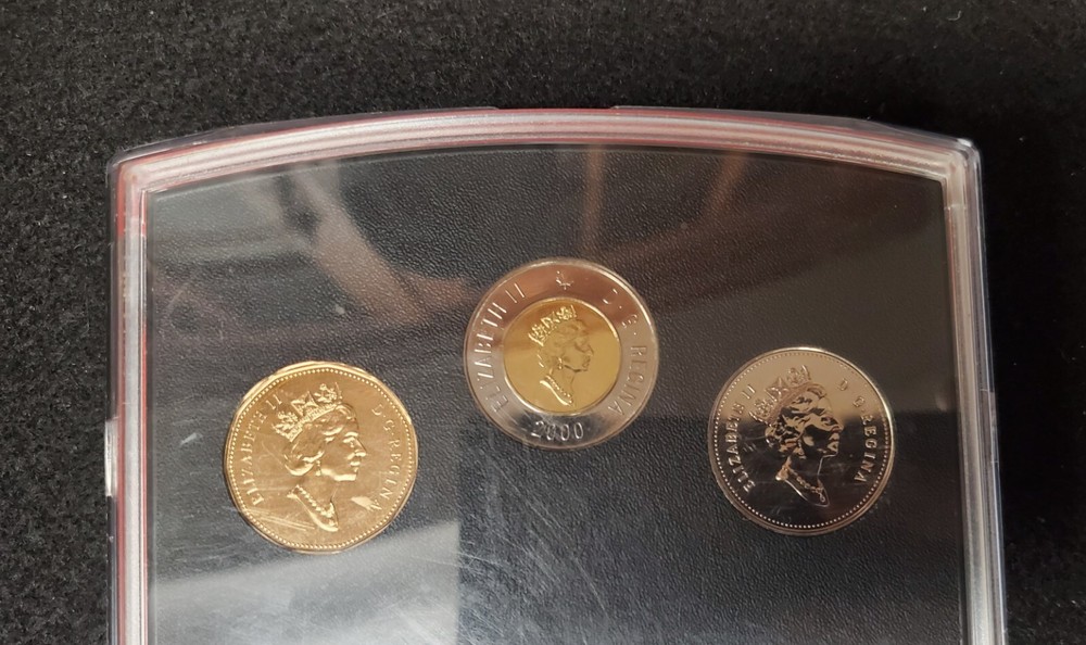2000 OH! Canada Specimen Set 7 Coins Cent to Two Dollar Mint Set. Uncirculated