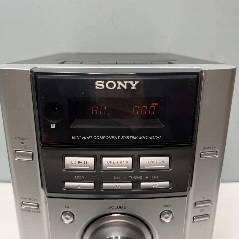 Sony MHC-EC50 Component System 3 Disc CD Player AM/FM - Cassette Not Working