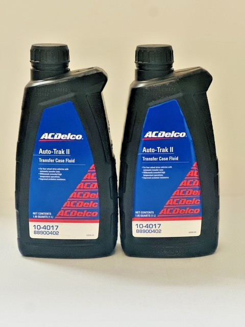 New 2pk - Genuine GM ACDelco Auto-Trak II Transfer Case Fluid 33.8oz 88900402