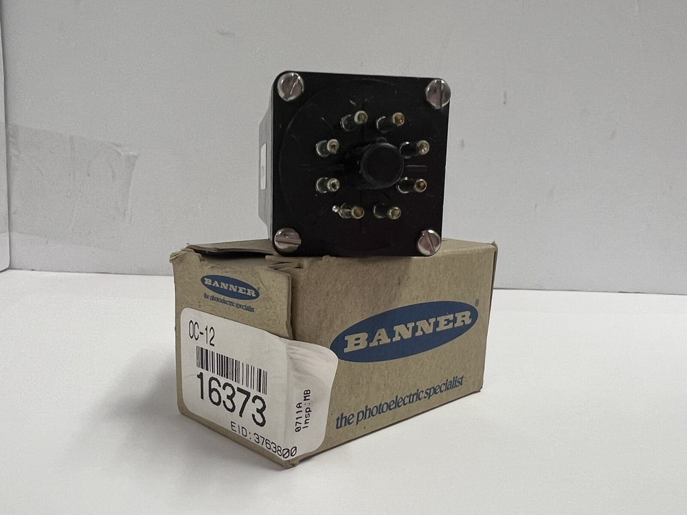 (1) NEW BANNER OC-12 OPTICAL COUPLER 16373