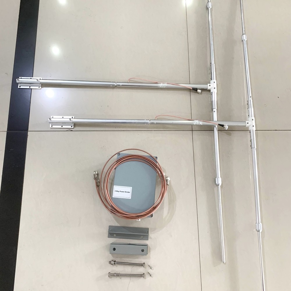 250W FM Transmitter + 2-Bay Antenna + 30M Cable for Church Radio Broadcast Stati