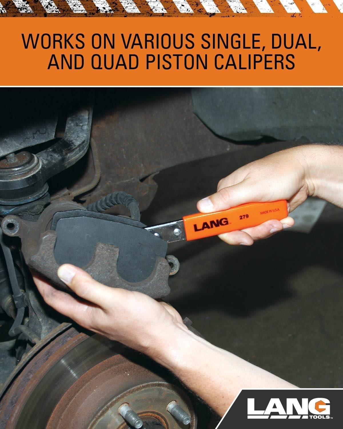 Dual Quad Piston Caliper Spreader