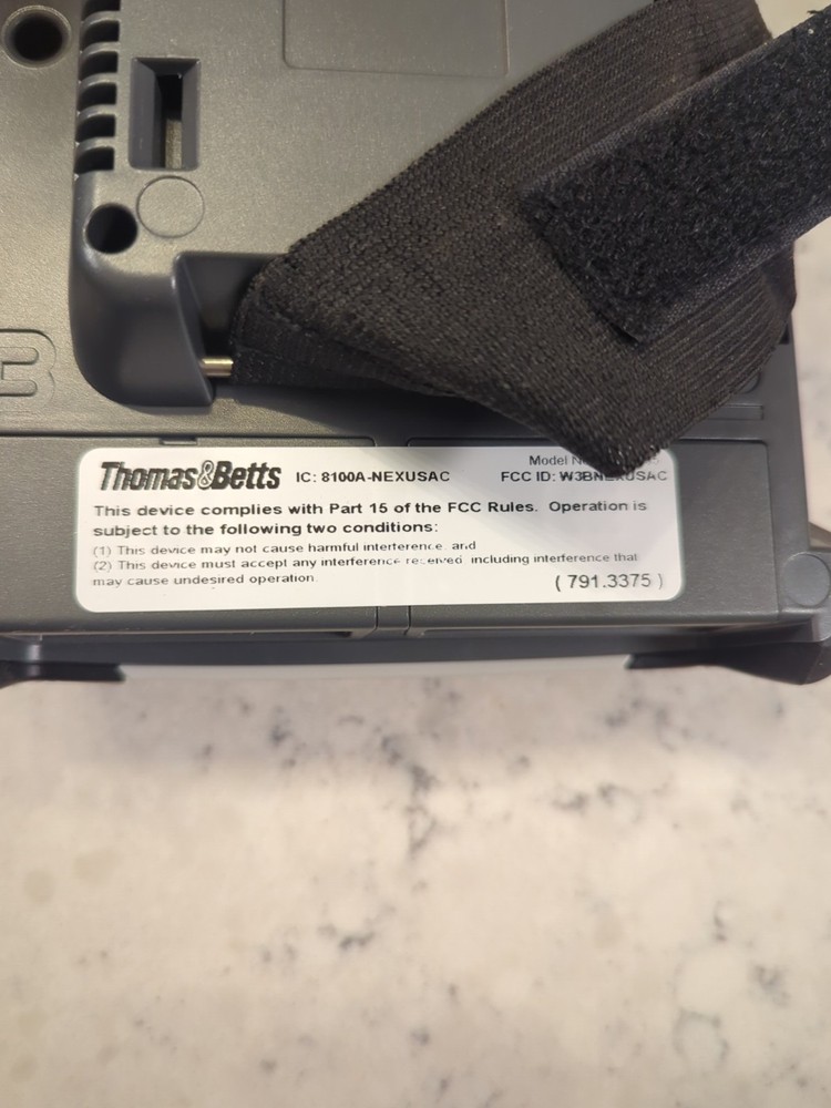 Thomas & Betts Nexus RF Emergency Light Area Controller Keypad Interface Used