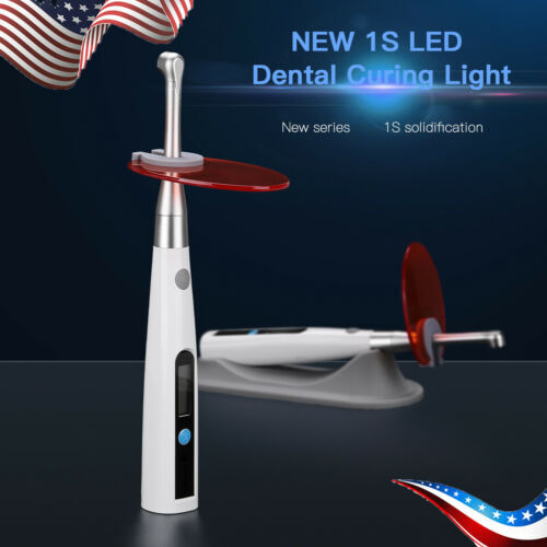 Dental Wireless LED Curing Light 1 Sec Curing Quick Solidify Cure Lamp USA STOCK