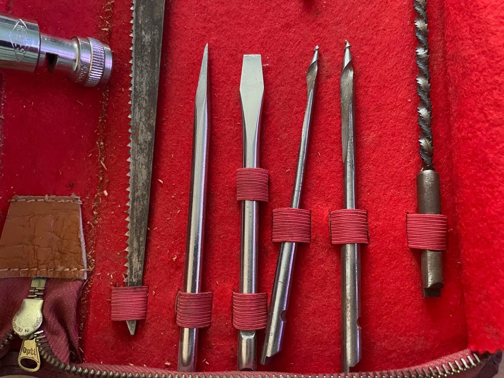 Vintage HERMES GERMANY Tool Set w/ Case