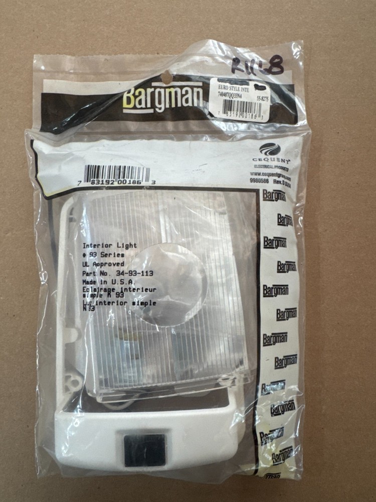 BARGMAN 34-93-113 INTERIOR LIGHT