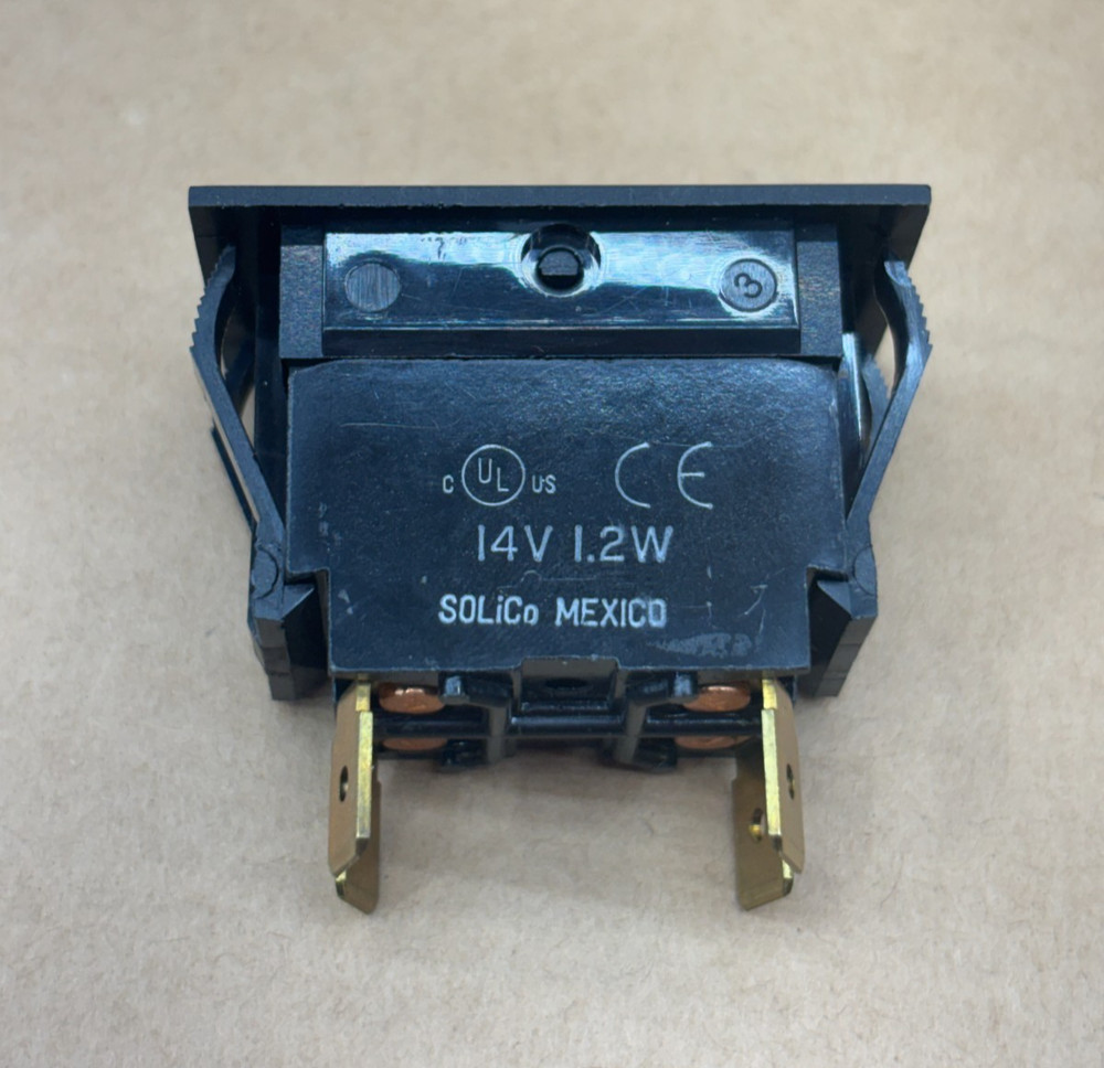 Thomas Built Bus 52002241 Warning Light Amber Red Dash Console