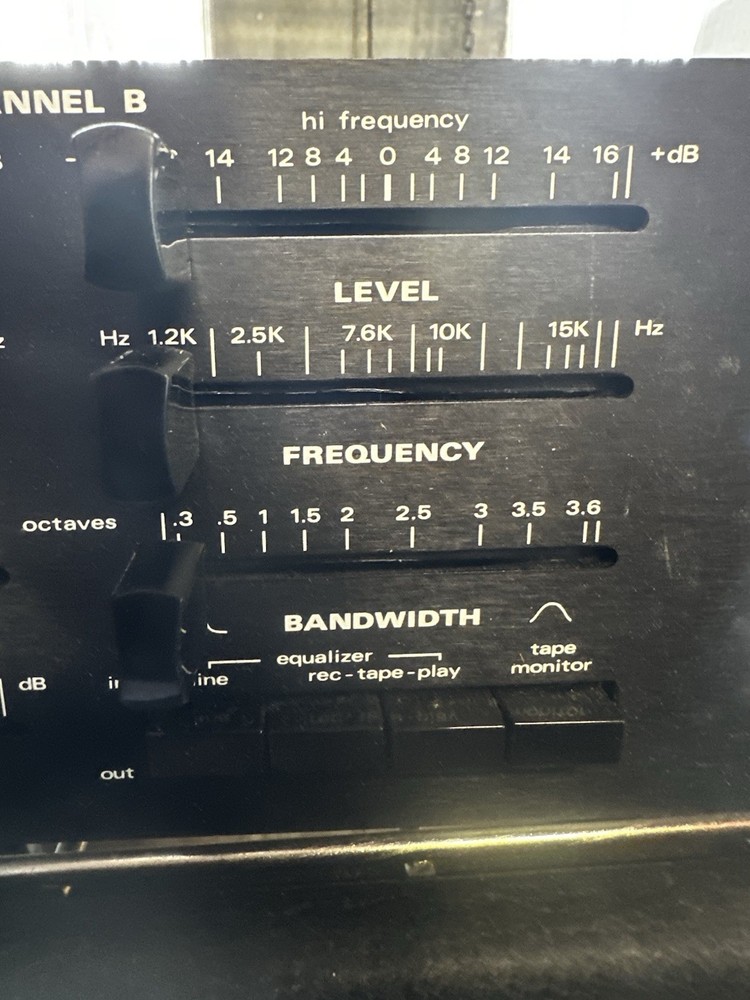 SAE 180 🌈RaRe🌈 Vintage Stereo Parametric Equalizer