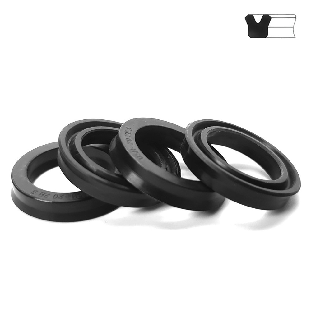 USH/UPH/Y/U-Cup Hydraulic Rod Piston Oil Seal Rings Ø 11-210mm Height 5-12mm NBR
