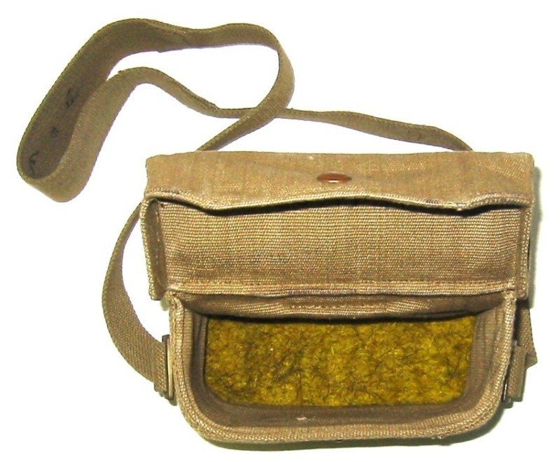 EXCELLENT CONDITION BRITISH CANVAS WW2 P37 BINOCULAR CASE (1942)