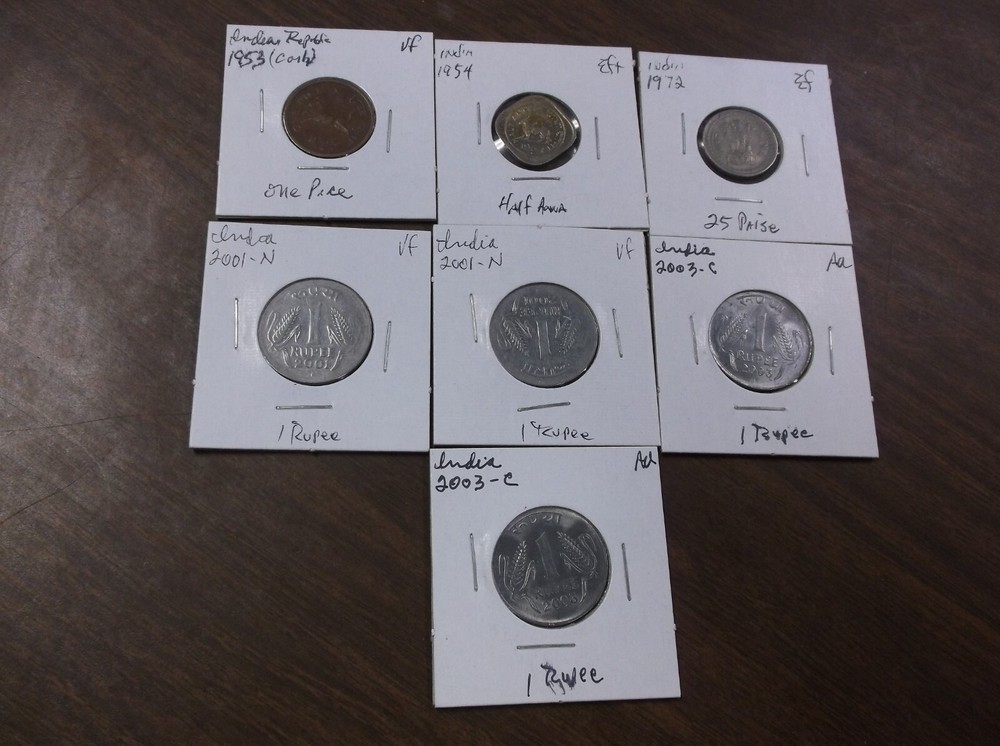 India Coins 1953-2003 VF-EF