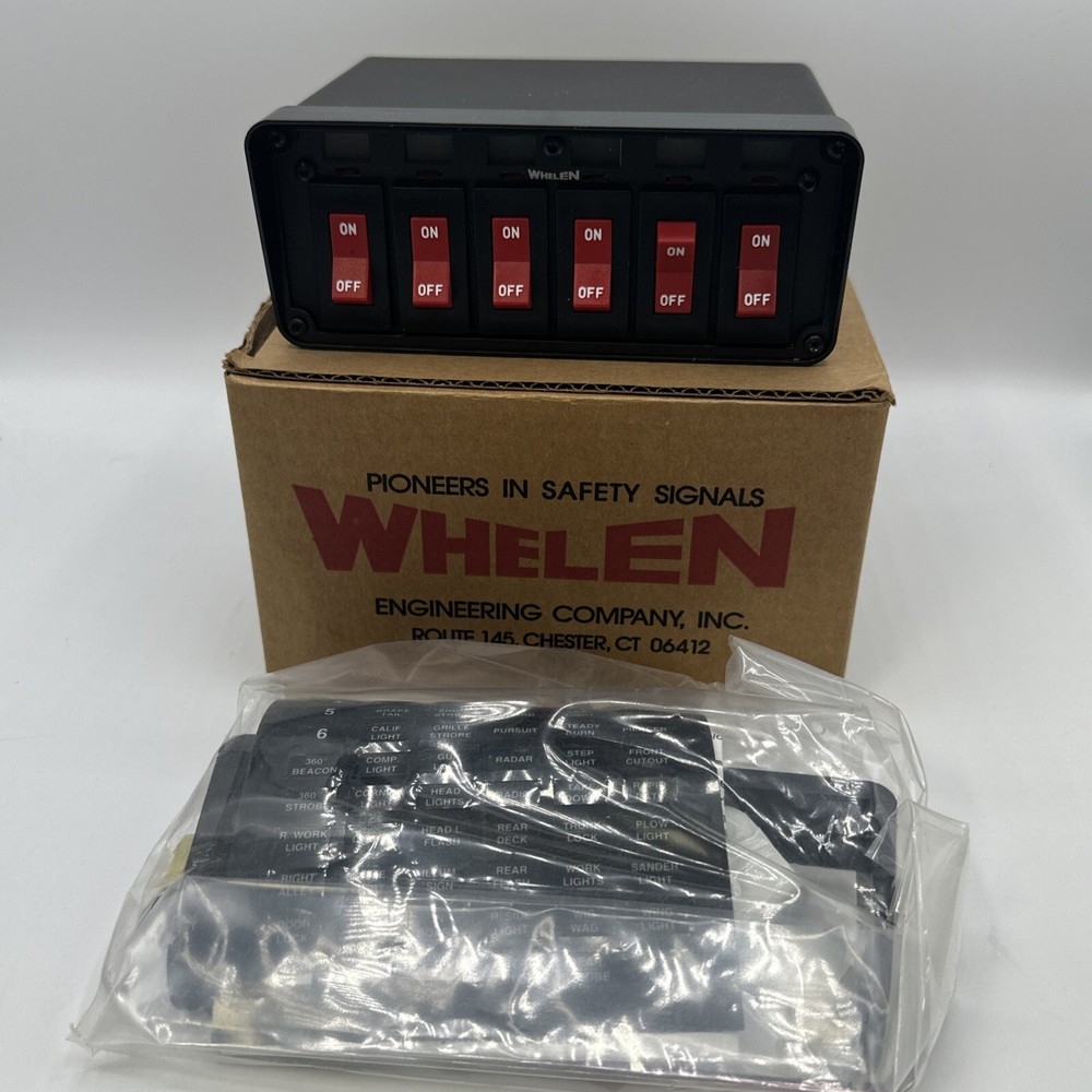 Whelen PCCHD1 Switch Box with bracket Perfect for Crown Vics