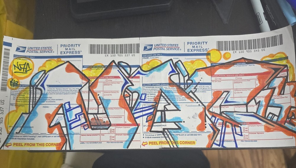 NY GRAFFITI Stickers: NAC