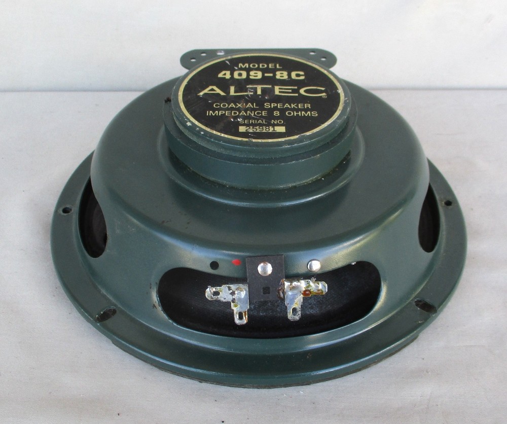 Altec Lansing 409-8C 8-Ohm 8" Speaker Tested