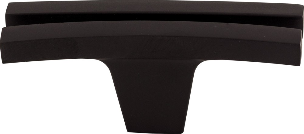 Top Knobs TK87BLK Flared Knob 2 5/8" Flat Black