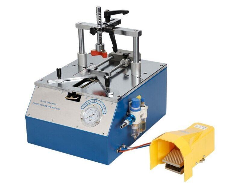 Bench-Top Type Picture Frame Underpinner Desktop Pneumatic Nail Angle Machine
