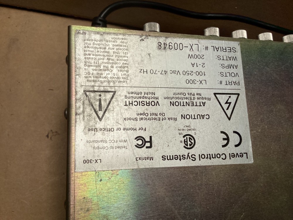 Meyer Sound LX-300 Matrix 3 Processor With Cards Error Codes Free Shipping